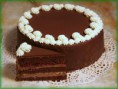Čokoládová torta krémová, banán, višňa 1800 gr 20,- eur