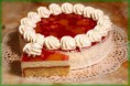 Tvarohová torta s ovocím 1400 gr. 20,- eur